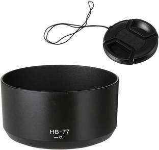 Schsteindar HB-77 Lens Hood + Lens Cap kit for Nikon AF-P DX NIKKOR 70-300mm f/4.5-6.3G ED & Nikon AF-P DX NIKKOR 70-300mm f/4.5-6.3G ED VR Lens with 58mm Lens Cap - Replaces Nikon HB-77  Lens Hood
