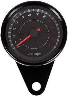 AUTOGARH Motorcycle Speedometer Meter 13K RPM Shift Tachometer Gauge Analog Speedometer