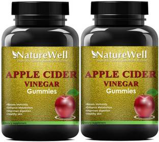 Naturewell Apple Cider Vinegar Gummies | ACV| The Mother Pro(PK 2)