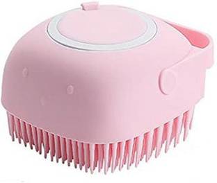shivay Silicone Soft Bath Body Brush with Shampoo Dispenser Scrubber use in Shower