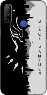 iprinto Back Cover for Realme Narzo 20A, Realme Narzo 10A Black panther Back Cover