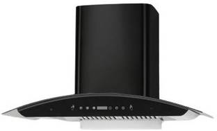 Kaff RIO LX BF DHC 90 Auto Clean Wall Mounted Black 1150 CMH Chimney