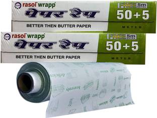 RASOI WRAPP FOOD WRAPPING PAPER ROLL/PAPER WRAP/PAPER FOIL/ROTI WRAP/FOOD WRAP/BUTTER PAPER Parchment Paper