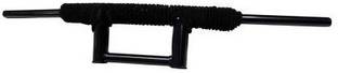Bullkartzone Bike Handle Bar Dual Handlebar Pipe/Rod with Rope Black Handle Bar (Black) Handle Bar