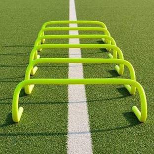 vishal sports Hurdles for Training, Hurdles for Athletics, 6" And + SOCCER CONE 6PCS FREE PVC Speed Hurdles