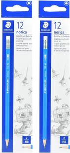 STAEDTLER Norica 132 46 Rubber Tip Pencil - Pack of 24 Pencil