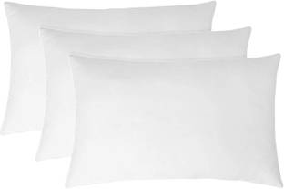 RGOCSTORE Microfibre Sleeping Pillow Pack of 3 Solid