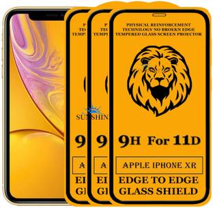SUNSHINE Edge To Edge Tempered Glass for Apple iPhone XR