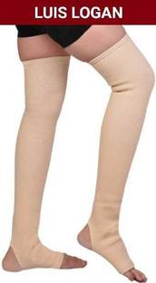 लुइस लोगन Varicose vein Stocking Circulation Compression Socks (Beige,S) नी सपोर्ट
