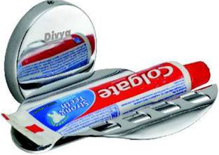 DIVYA Brass, Nickel Toothbrush Holder