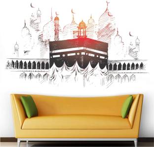 WALLPIK Mosque of Mecca - Islam - Devotional - Masjid Al-Haram - Creative - Decorative - Wall sticker - WP025