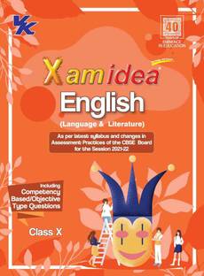 Xamidea English Language and Literature for Class 10 - CBSE - Examination 2021-22