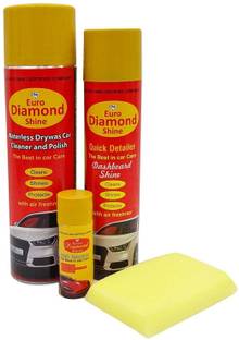 Euro Diamond Shine Liquid Car Polish for Dashboard, Exterior