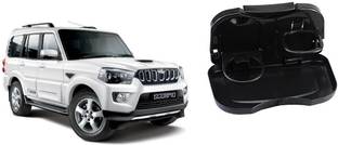 KOZDIKO 2pcs Black Color car Travel Food/Drink Tray Holder for - Mahindra Scorpio Cup Holder Tray Table