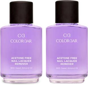 COLORBAR Nail polish remover with sweet almond pack of 2 (30ml)