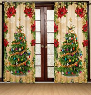 Panipat Handloom 213 cm (7 ft) Door Polyester Room Darkening Curtain Single Curtain
