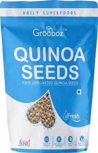 Grooboz Quinoa Seeds Rich In Protien & Fiber | Diabetic Friendly | Aids Weight Management | Gluten Free | Vegetarian | Non Gmo Quinoa Seeds