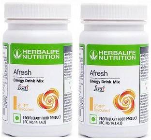 Herbalife Nutrition Afresh Energy and Nutrition Drink GINGER FLAVOR 2*50G Energy Drink