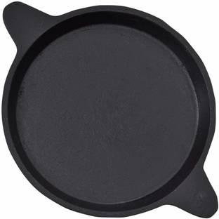 70'S KITCHEN Cast Iron Multipurpose/Mulbagal Tawa (10Inch) Tawa 25.4 cm diameter