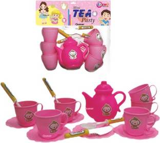Quasar Tea Coffee Set Cookware Pretend Play Kitchen Set Toy with Role Play Set Toy Accessories for Kids and Girls