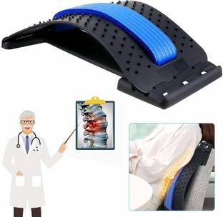 MARQUEONN Lumbar Back Stretcher Tool for Lower and Upper Back Massager and Support Back / Lumbar Support