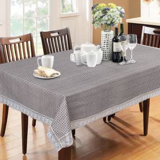 Flipkart SmartBuy Checkered 6 Seater Table Cover