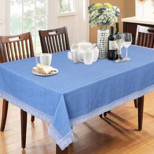 Flipkart SmartBuy Checkered 6 Seater Table Cover