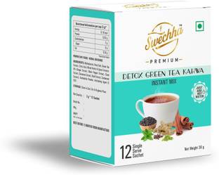 RCM Swechha Premium Detox Green Tea Kahwa - 12 Sachets x3 Green Tea Box