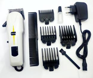 Geemy PROFESSIONAL HAIR CLIPPER ZERO RECHARGEABLE CORD /CORDLESS Trimmer 45 min  Runtime 4 Length Settings