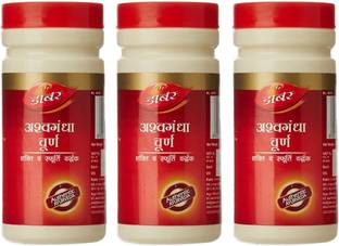 Dabur Ashwagandha Churna for Stamina & Energy (Pack of 3)