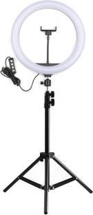 Wrapo 10 Inch Ring Light with 63" Extendable Tripod Stand & 1 Phone Holders, 10 Color Temperature 10 Brightness Remote & Selfie Ring Light for Live Stream/Makeup/YouTube Video/TikTok Tripod Kit