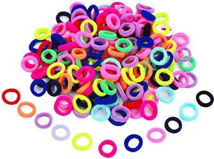 Panaah 50 Pieces Baby Girl's Mini Elastic Soft Rubber Hair Bands Rubber Band (Multicolor) Rubber Band