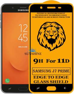 SUNSHINE Edge To Edge Tempered Glass for Samsung Galaxy J7 Prime