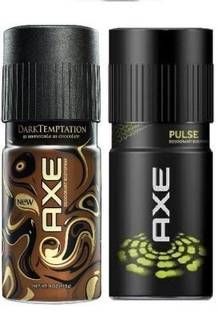 AXE Dark Temptation And Pulse Deodorant Combo (Pack Of 2) Deodorant Spray  -  For Men