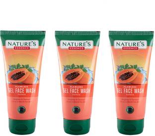 Nature's Pigmentation Removal Perfect Papaya Face wash, 65 ml each (Pack of 3)  (195 ml)-010 Face Wash