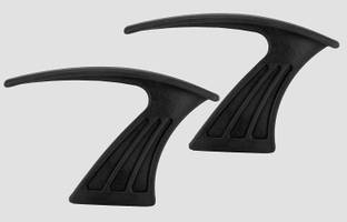 Tarun office VISITOR revolving Chair Handle Parts Accessories for Chairs Handles Black 1 Set with nut Bolts Key Included Sofa Arm Rest Fixed Furniture Caster