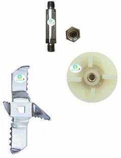MIKSTORE Mixer Grinder-Stainless Steel Chutney jar Blade Set- with Coupler Mixer Grinder Coupler