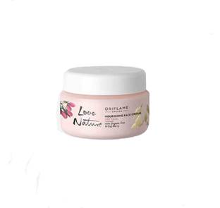 Oriflame LOVE NATURE Nourishing Face Cream with Organic Oat & Goji Berry