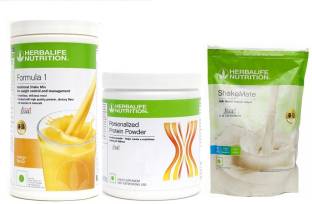 Herbalife Nutrition Weight Loss Combo Pack Formula 1 MANGO 500G + PPP200G + SHAKEMATE 500G Protein Shake