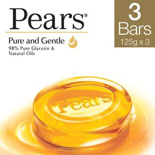 Pears Pure & Gentle Soap Bar ,Paraben-Free For Soft Skin