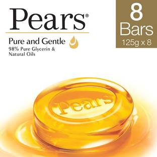 Pears Pure & Gentle Soap Bar ,Paraben-Free For Soft Skin
