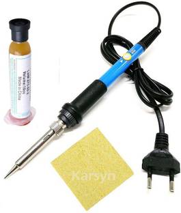 Ekavir Soldering Welding Iron Adjustable Temperature Controller Electric 220V/AC, Temperature Range: 200°c-450°c, Welding Solder Soldering Iron Rework Station 60 W Temperature Controlled