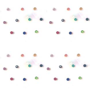 vaishali bindi Multi Stone Size No. 3 forehead Multicolor Bindis