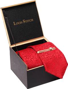 LOUIS STITCH Silk Tie Pin Set