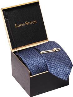 LOUIS STITCH Silk Tie Pin Set