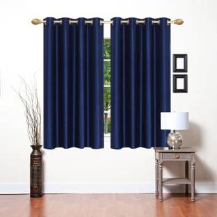 Mclimb 152.1 cm (5 ft) Polyester Semi Transparent Window Curtain (Pack Of 2)