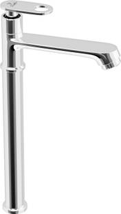 PIXAFLO Curio Brass Extended Tall Body Pillar Tap for Table Top Wash Basin | Foam Flow Extended Body High Neck Pillar Tap Faucet