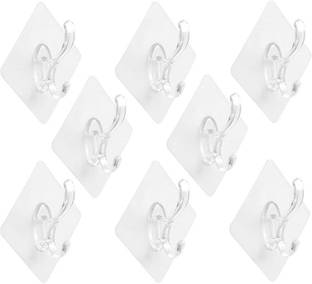 ILASARIYA wall adhesive hook heavy duty command hooks stick on removable picture Hook 8