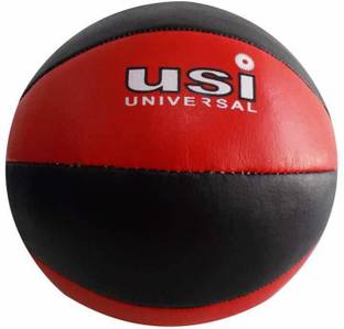 usi Medicine Ball , 6Kg Leather Medicine Ball Low Bounce, Ideal for Home Exercises Medicine Ball