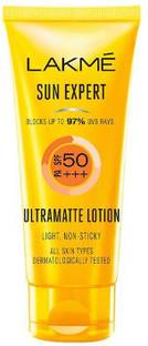 Lakmé Sun Expert SPF 50 Ultra Matte Lotion, 100 ml